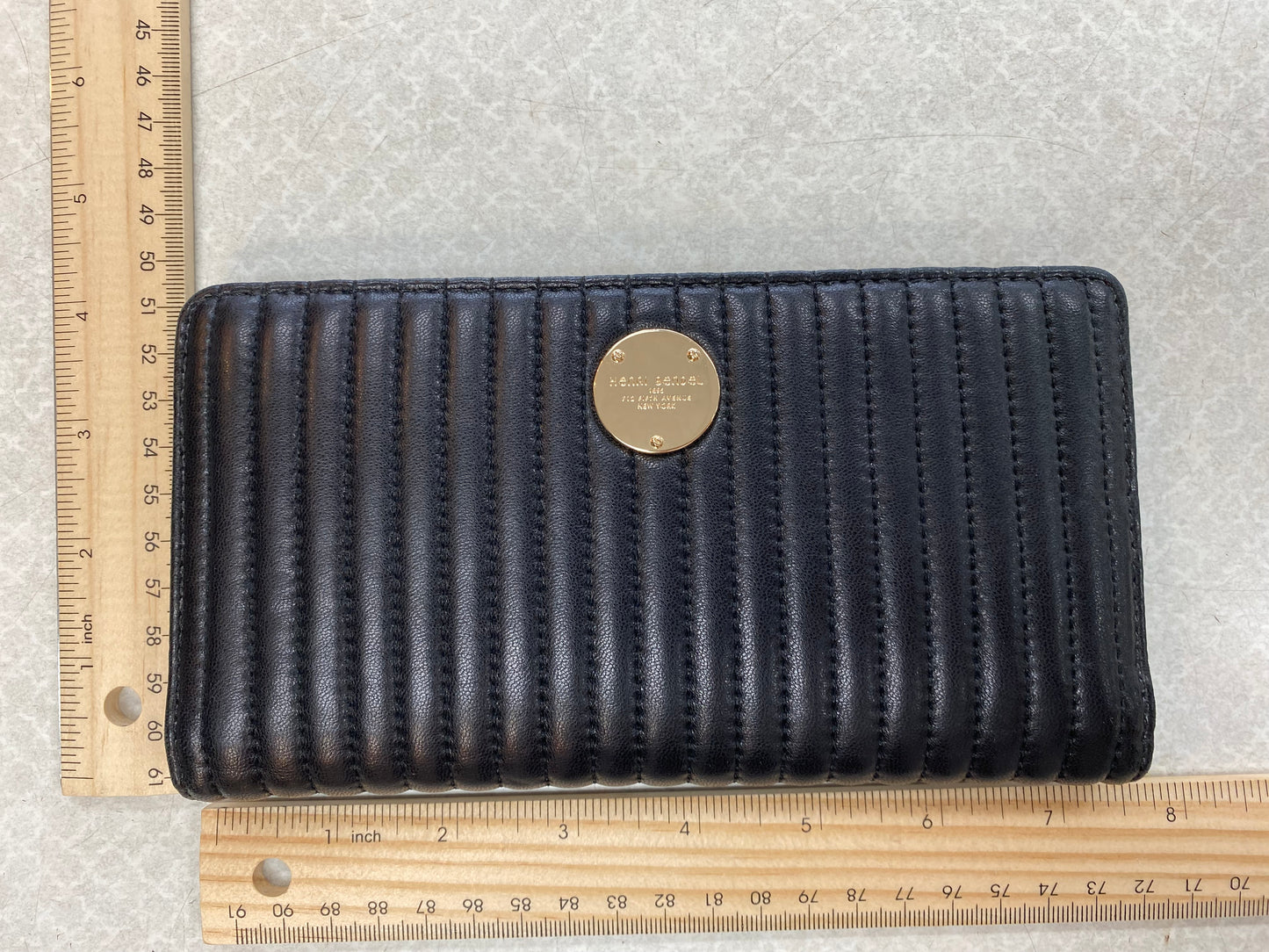 Wallet By Henri Bendel In Black, Size:Large