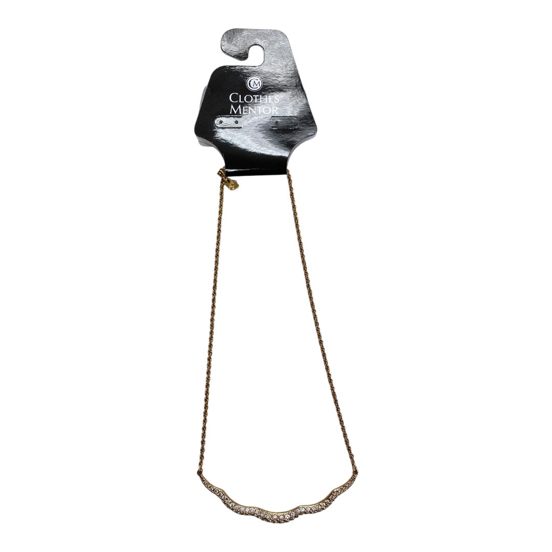 Necklace Designer By Swarovski In Gold