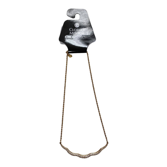 Necklace Designer By Swarovski In Gold