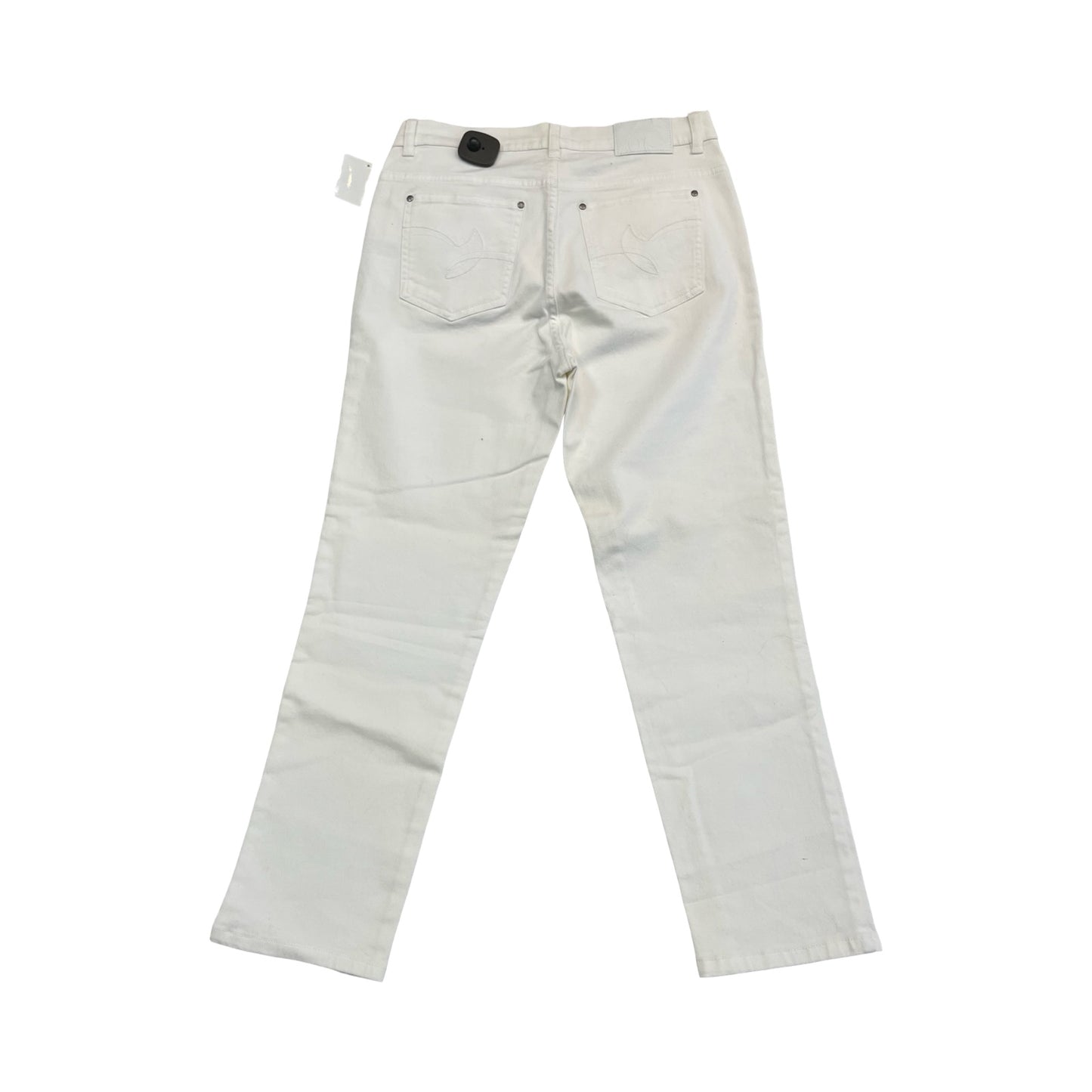 Jeans Straight By Jockey In White, Size:10