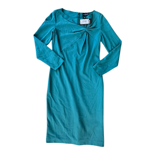 Dress Designer Midi By Emporio Armani In Teal, Size:8
