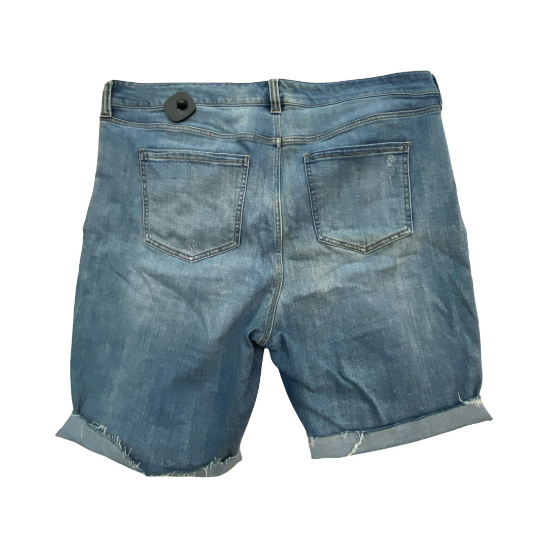 Shorts By Liverpool In Blue Denim, Size:22