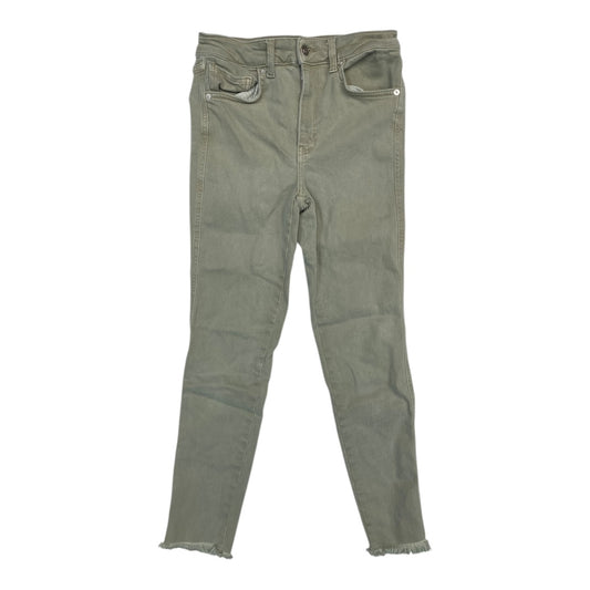 Jeans Skinny By Free People In Green, Size:4