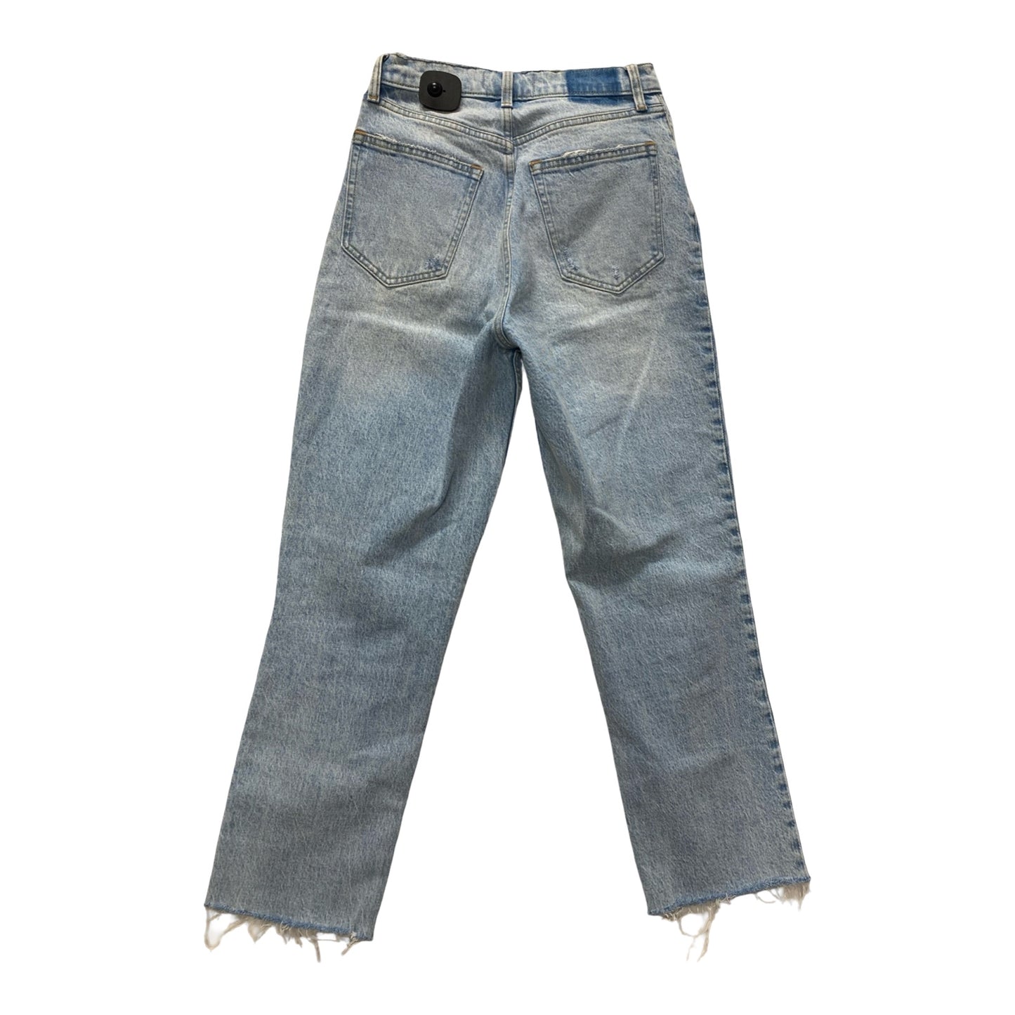 Jeans Straight By Abercrombie And Fitch In Blue Denim, Size:4