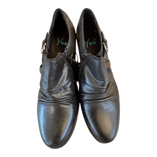 Shoes Heels Block By Yuu Collection In Black, Size:8
