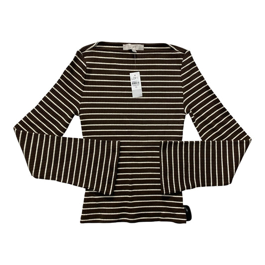 Top Ls By Loft In Striped Pattern, Size:Xs