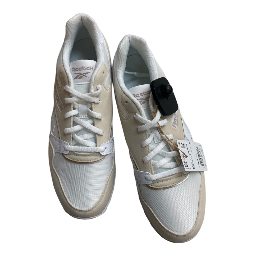 Shoes Athletic By Reebok In Gold & White, Size:8