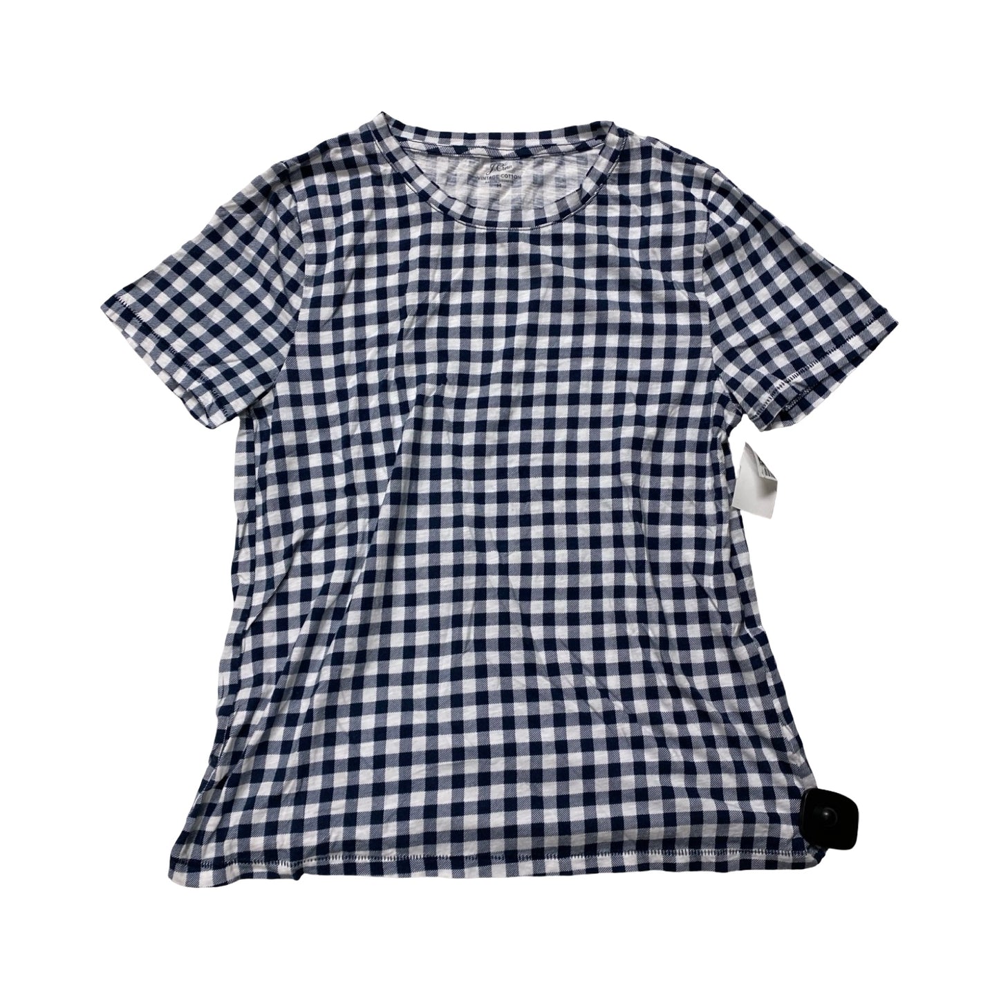 Top Ss By J. Crew In Blue & White, Size:M