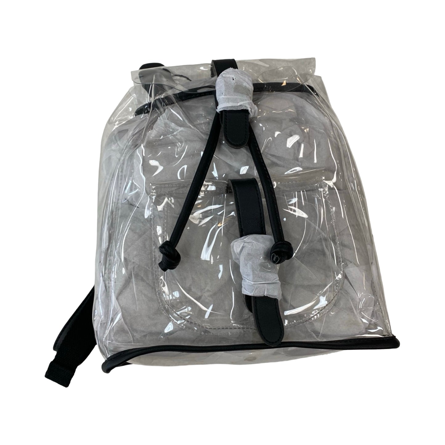 Backpack By Clothes Mentor In Clear, Size:Medium