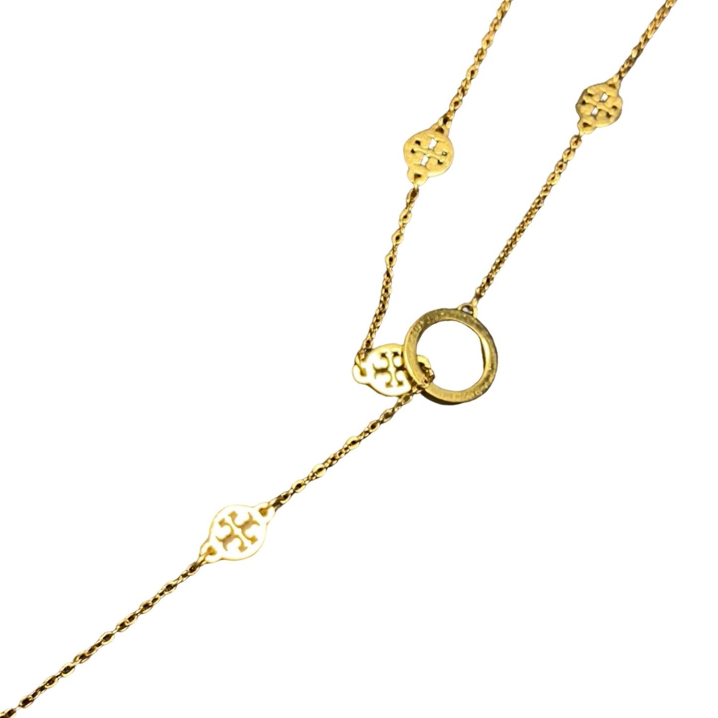 Necklace Designer By Tory Burch In Gold