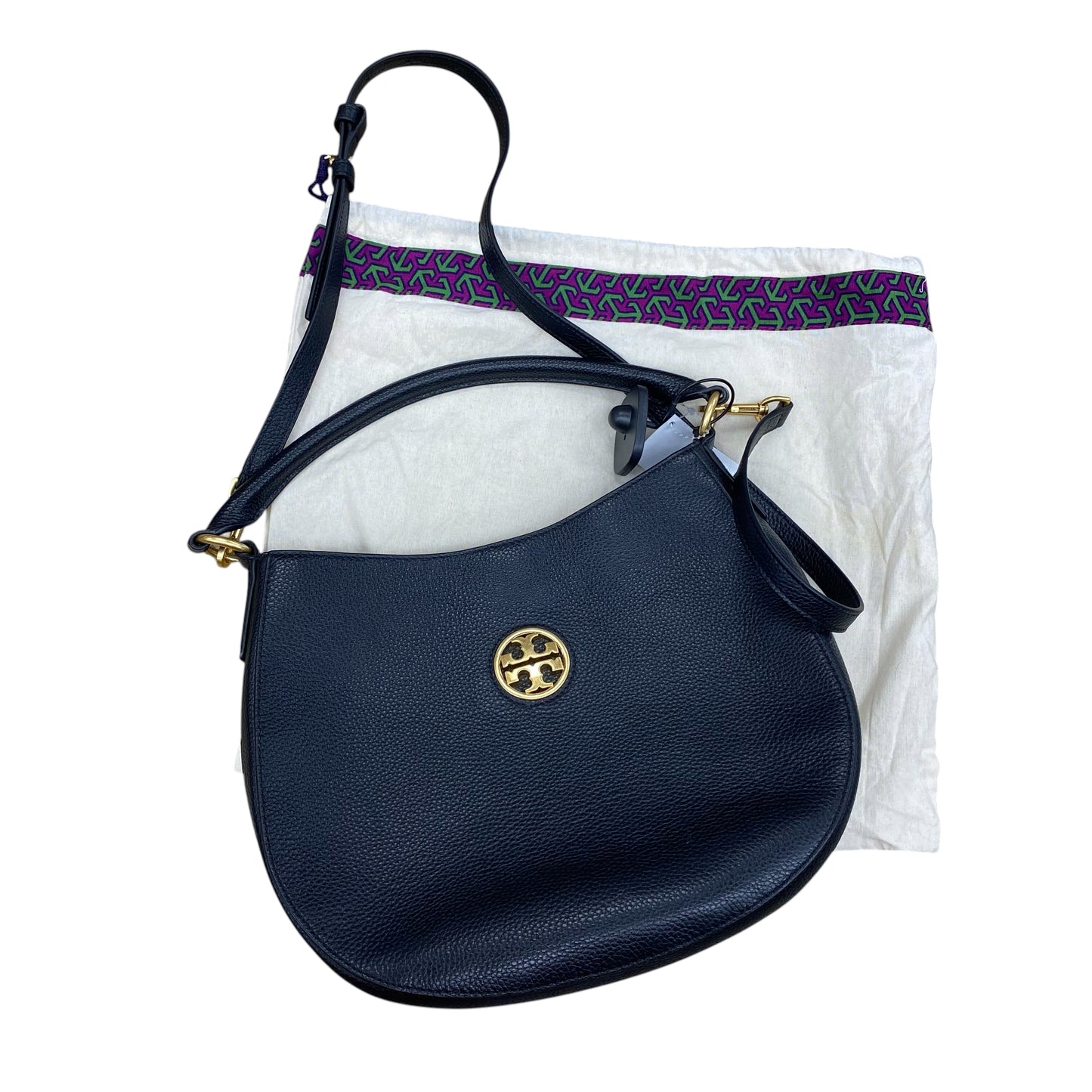 Handbag Designer By Tory Burch In Black, Size:Medium