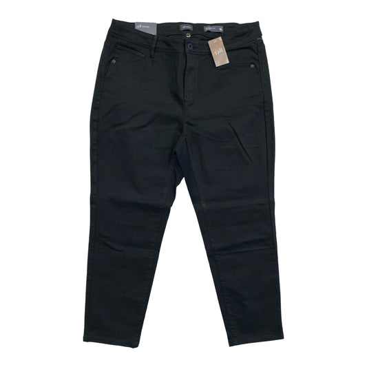 Jeans Straight By J. Jill In Black, Size:16