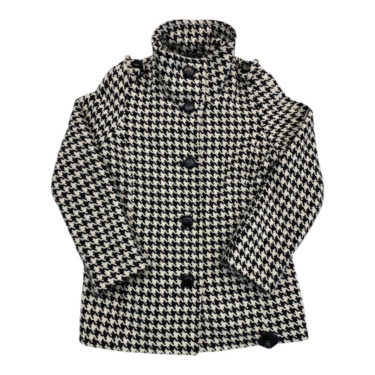Coat Wool By Covington In Black & White, Size:M