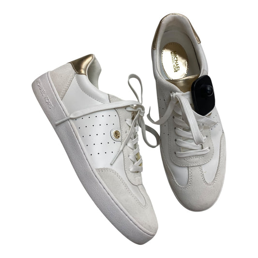 Shoes Designer By Michael Kors In White, Size:8.5
