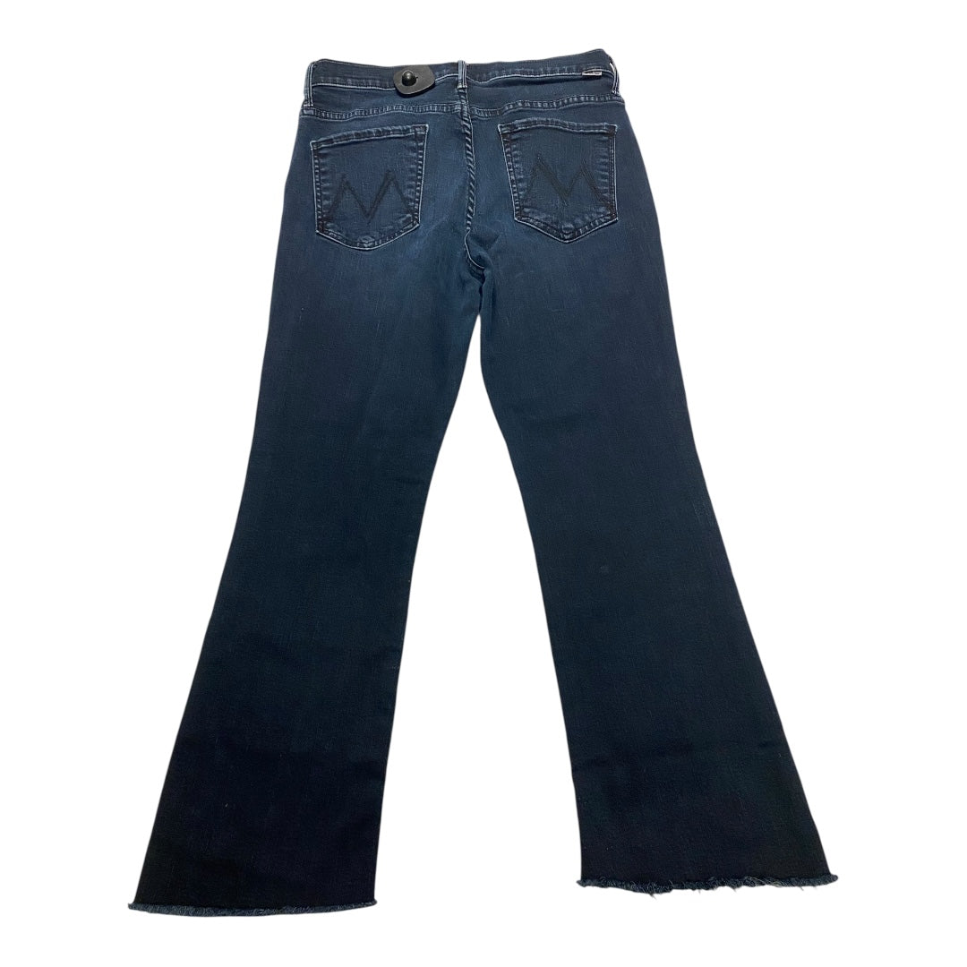 Jeans Straight By Mother In Blue Denim, Size:10