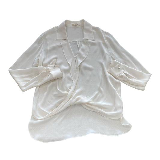 Top Ls Designer By L Agence In Cream, Size:M
