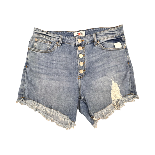 Shorts By Arula In Blue Denim, Size:12