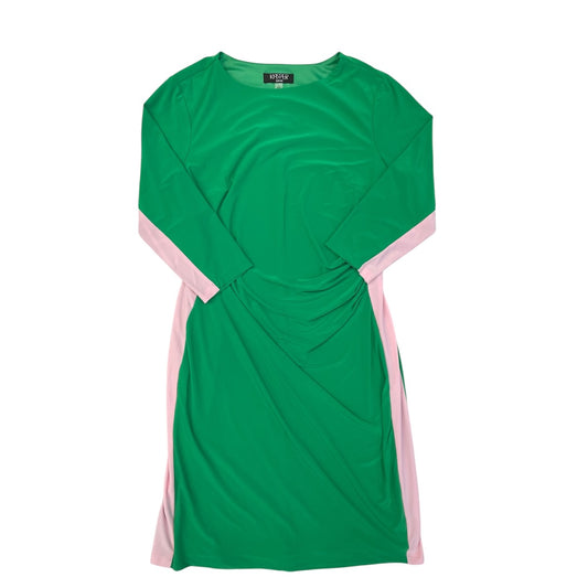 Dress Casual Midi By Kasper In Green, Size:16