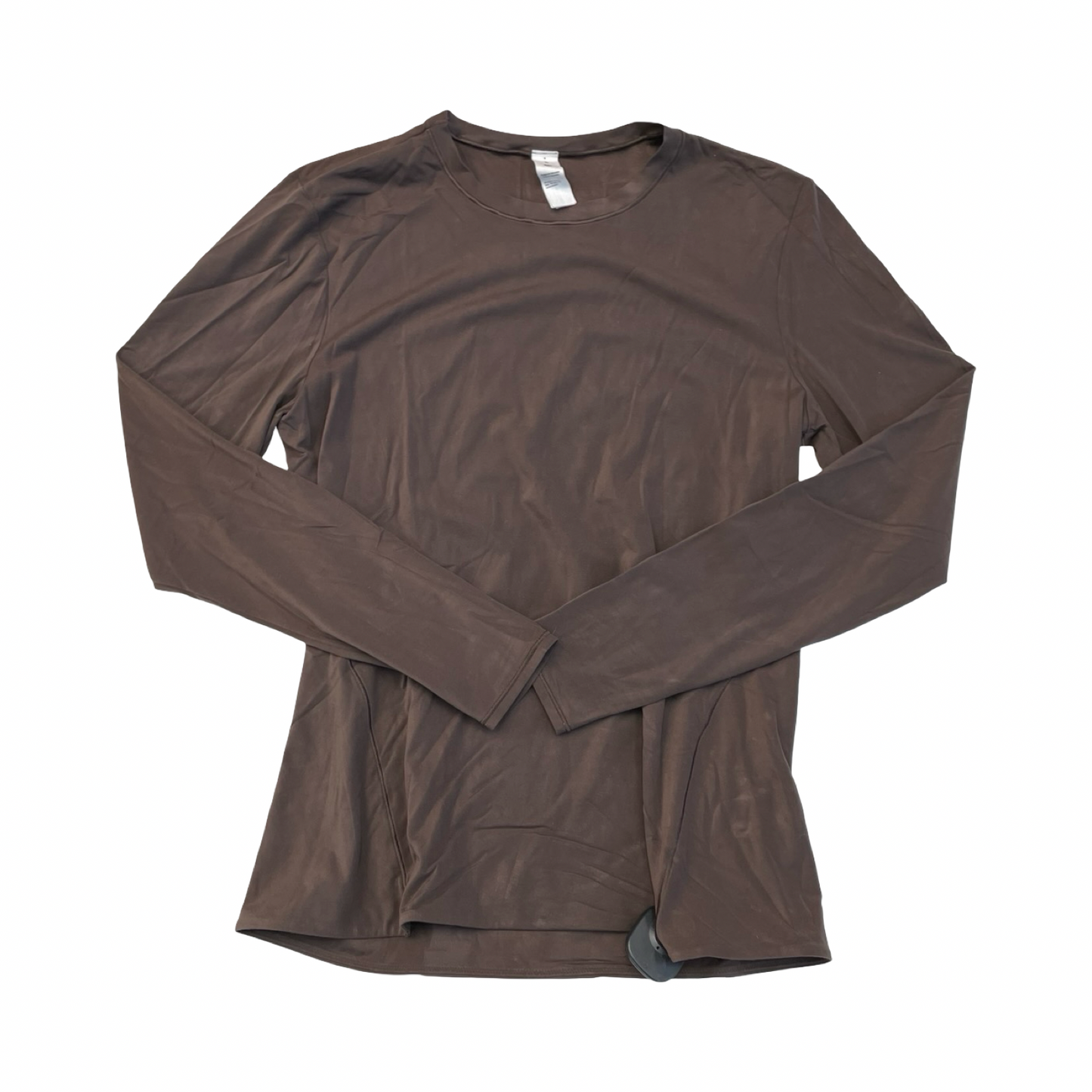 Athletic Top Ls Crewneck By Lululemon In Brown, Size:Xl