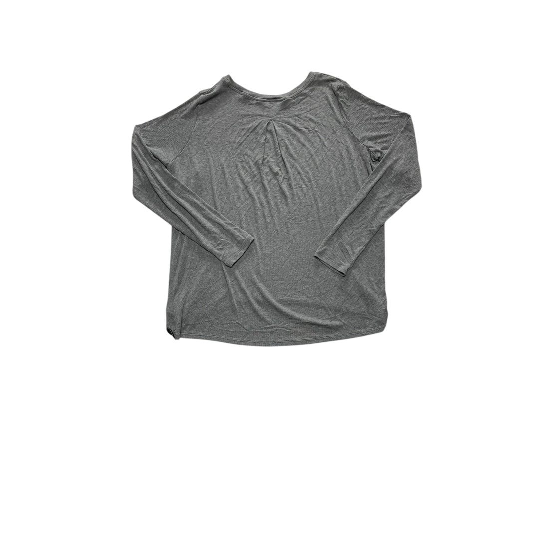 Athletic Top Ls Crewneck By Athleta In Grey, Size:S