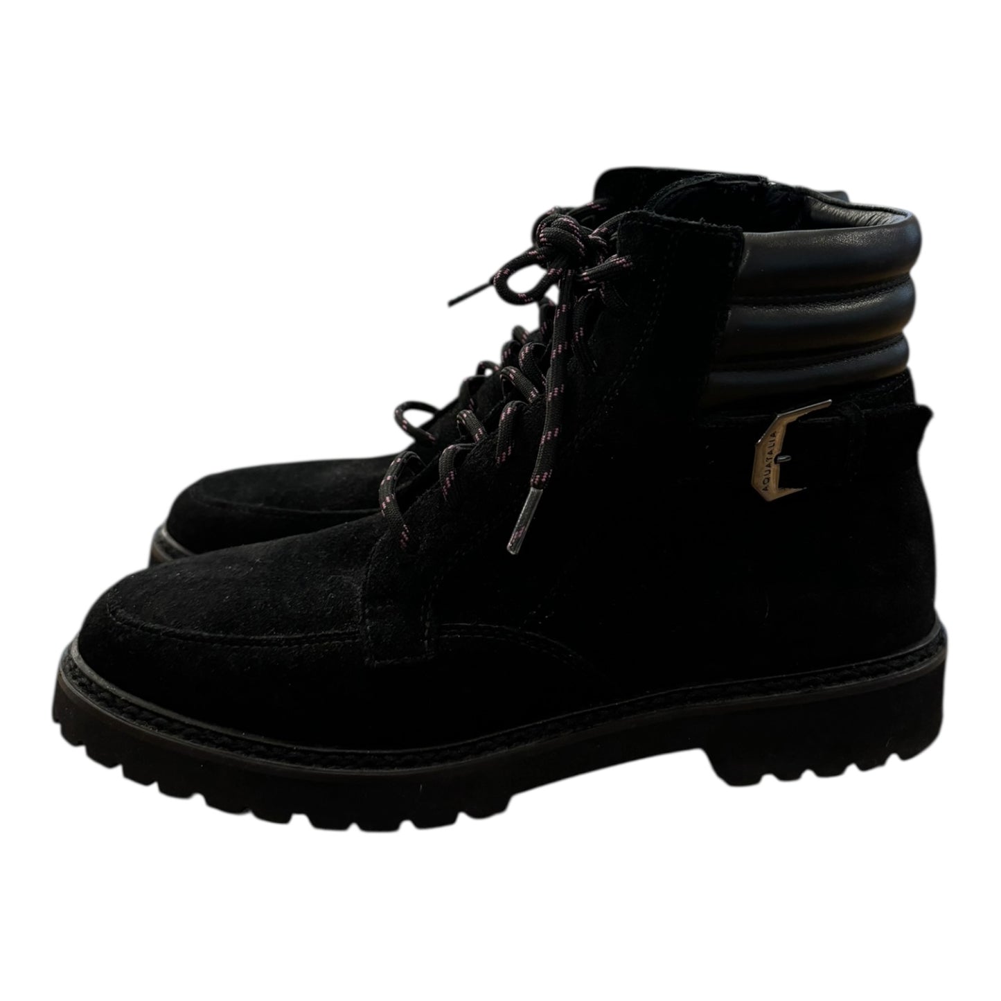 Boots Ankle Flats By Aquatalia In Black, Size:9.5