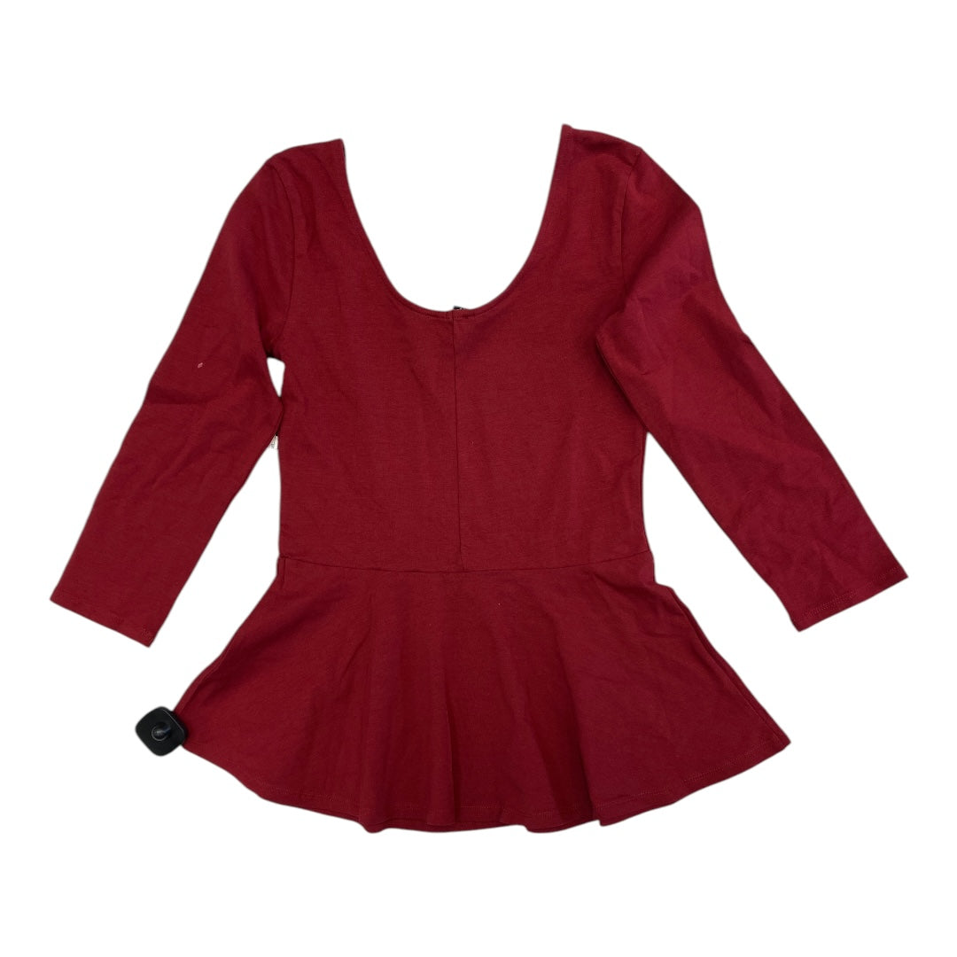 Top Ls By Express In Red, Size:S