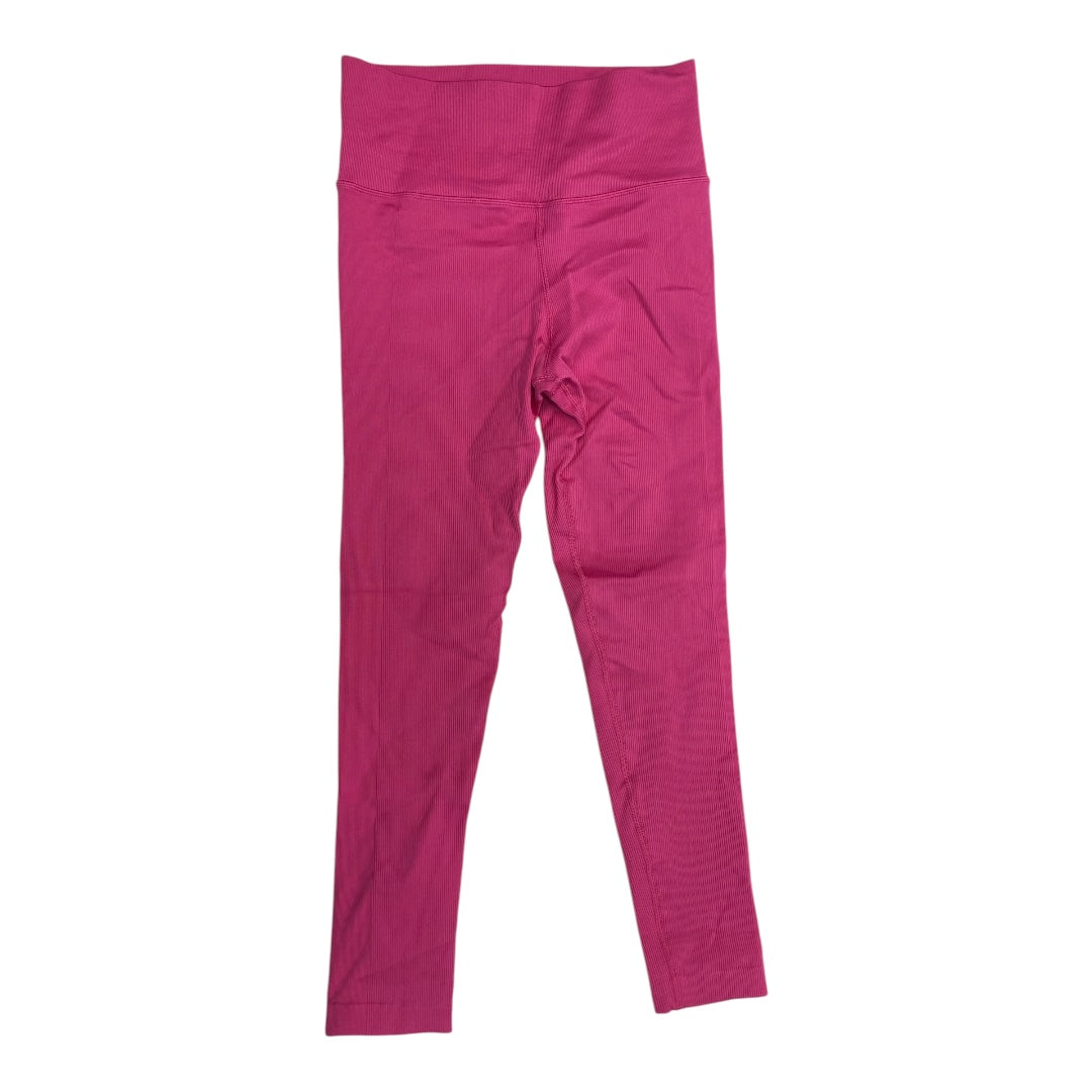 Athletic Leggings By Athleta In Pink, Size:M