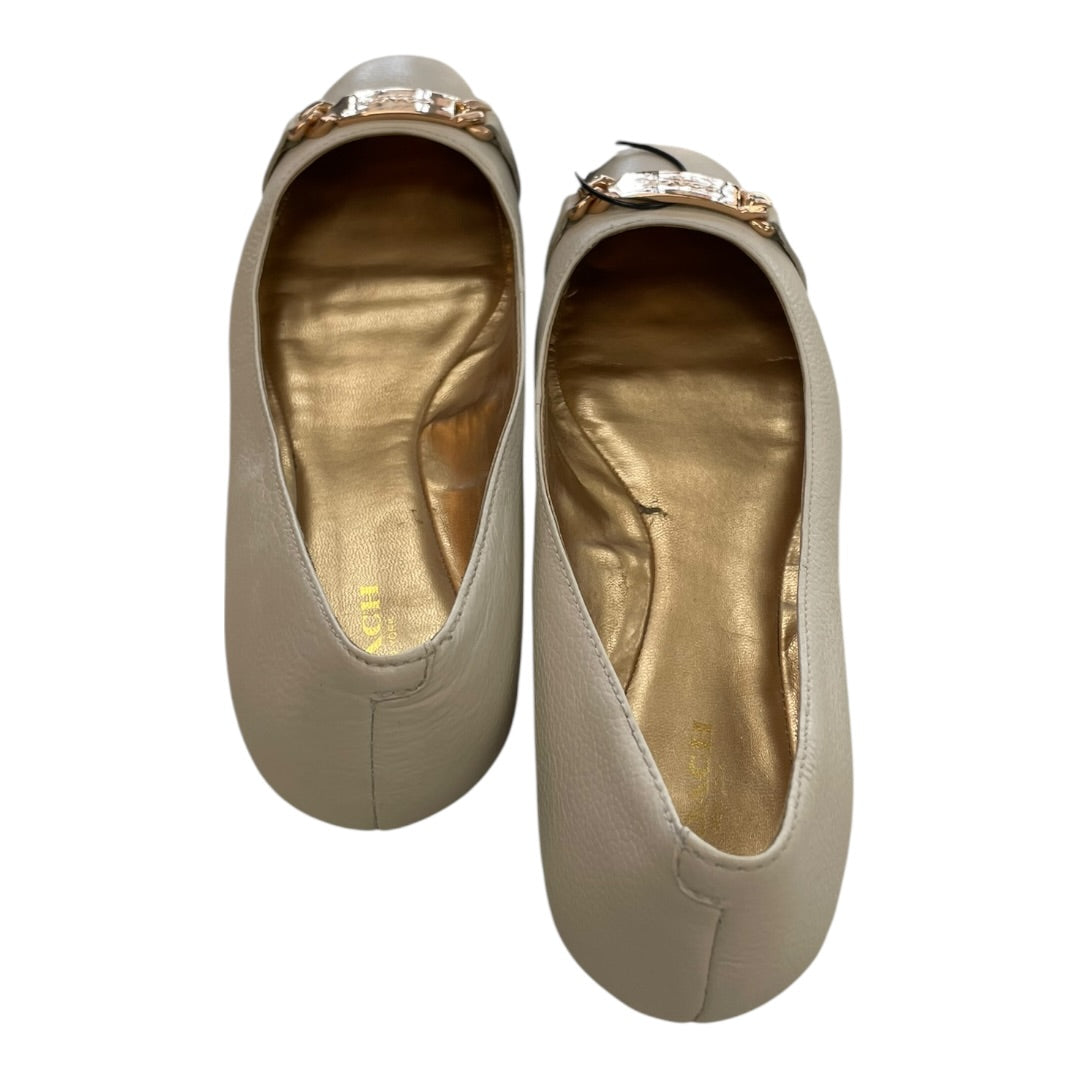 Shoes Designer By Coach In White, Size:9.5