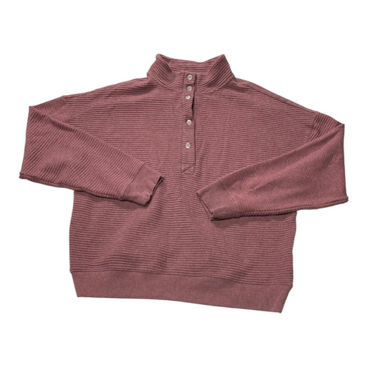 Sweater By Thread And Supply In Maroon, Size:1X