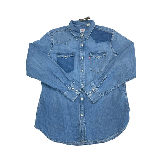Top Ls By Levis In Blue, Size:L