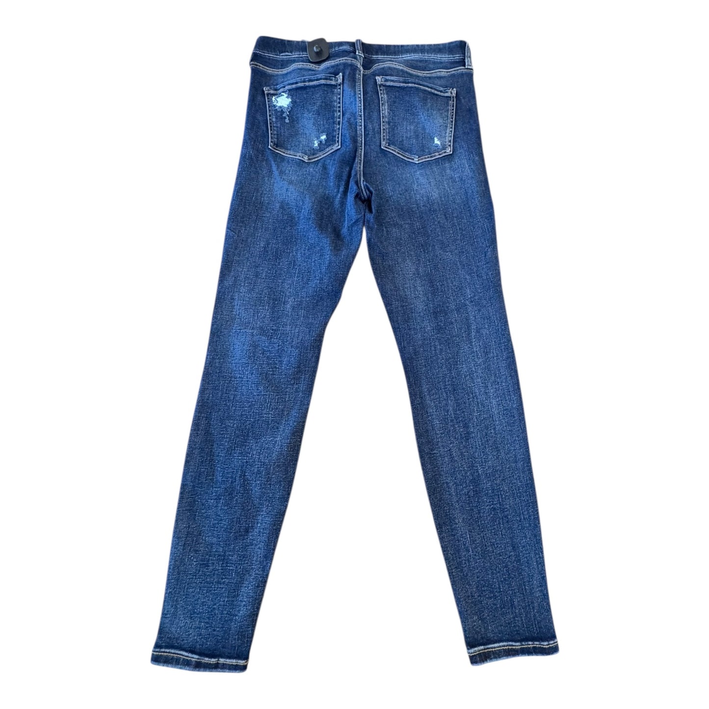 Jeans Skinny By Liverpool In Blue Denim, Size:12