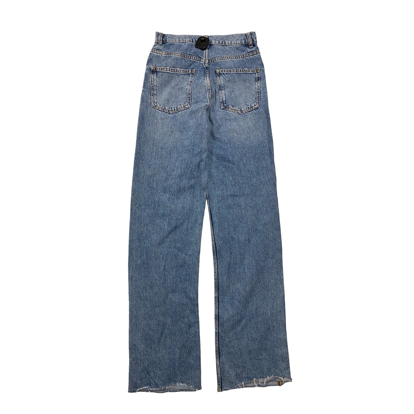 Jeans Straight By Zara In Blue Denim, Size:2