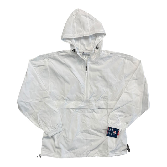 Athletic Jacket By Champion In White, Size:M