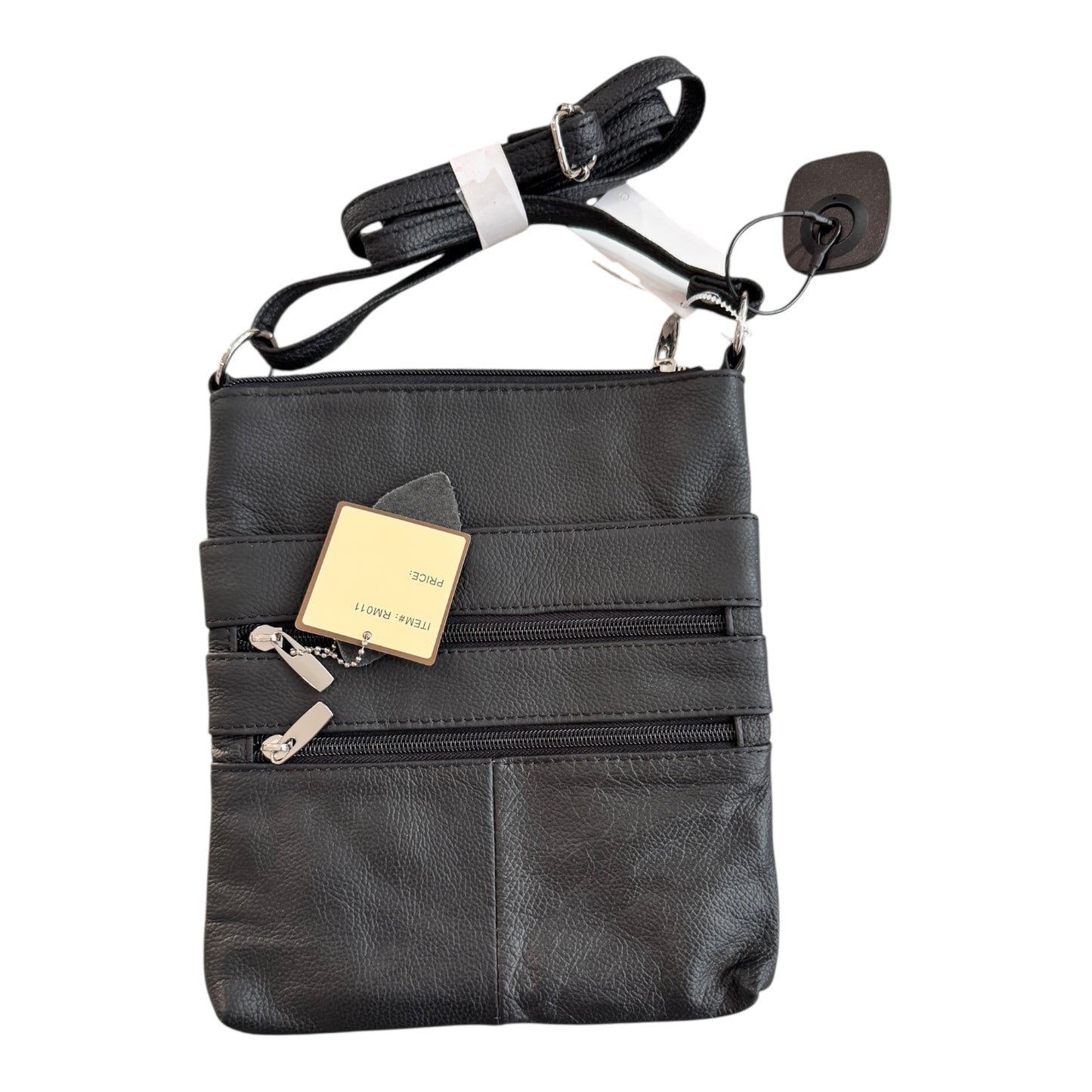 Handbag Leather By Clothes Mentor In Black, Size:Small
