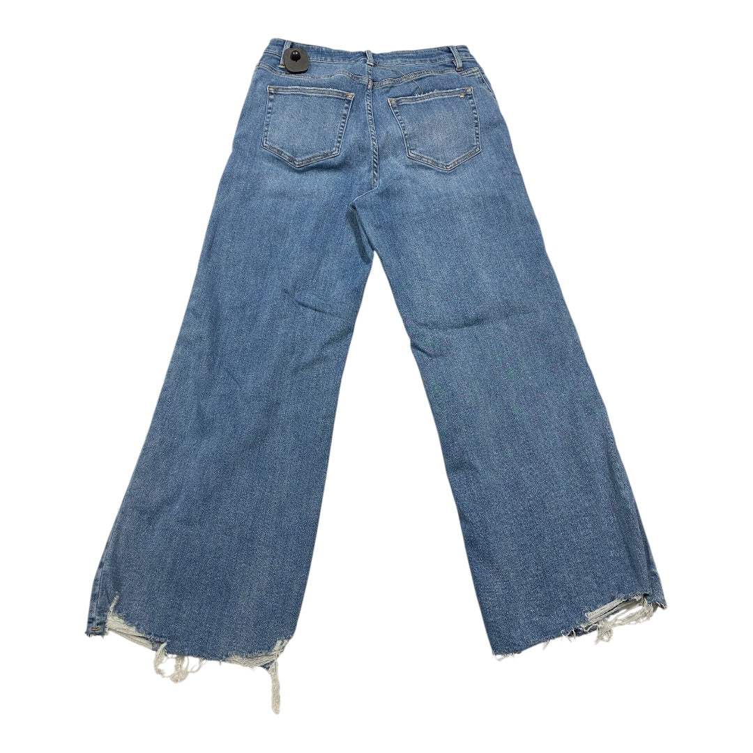 Jeans Wide Leg By  Cmc In Blue Denim, Size:8