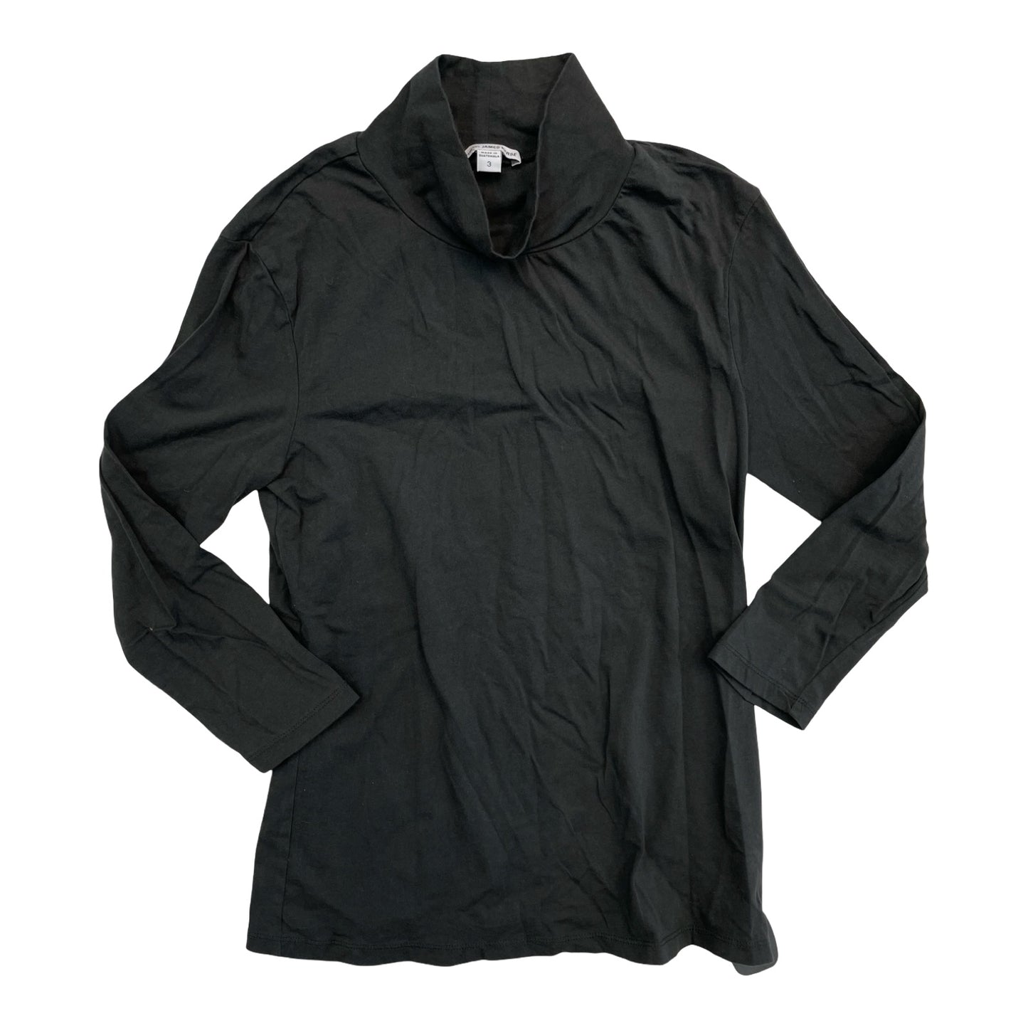 Top Ls Basic By James Perse In Grey, Size:L