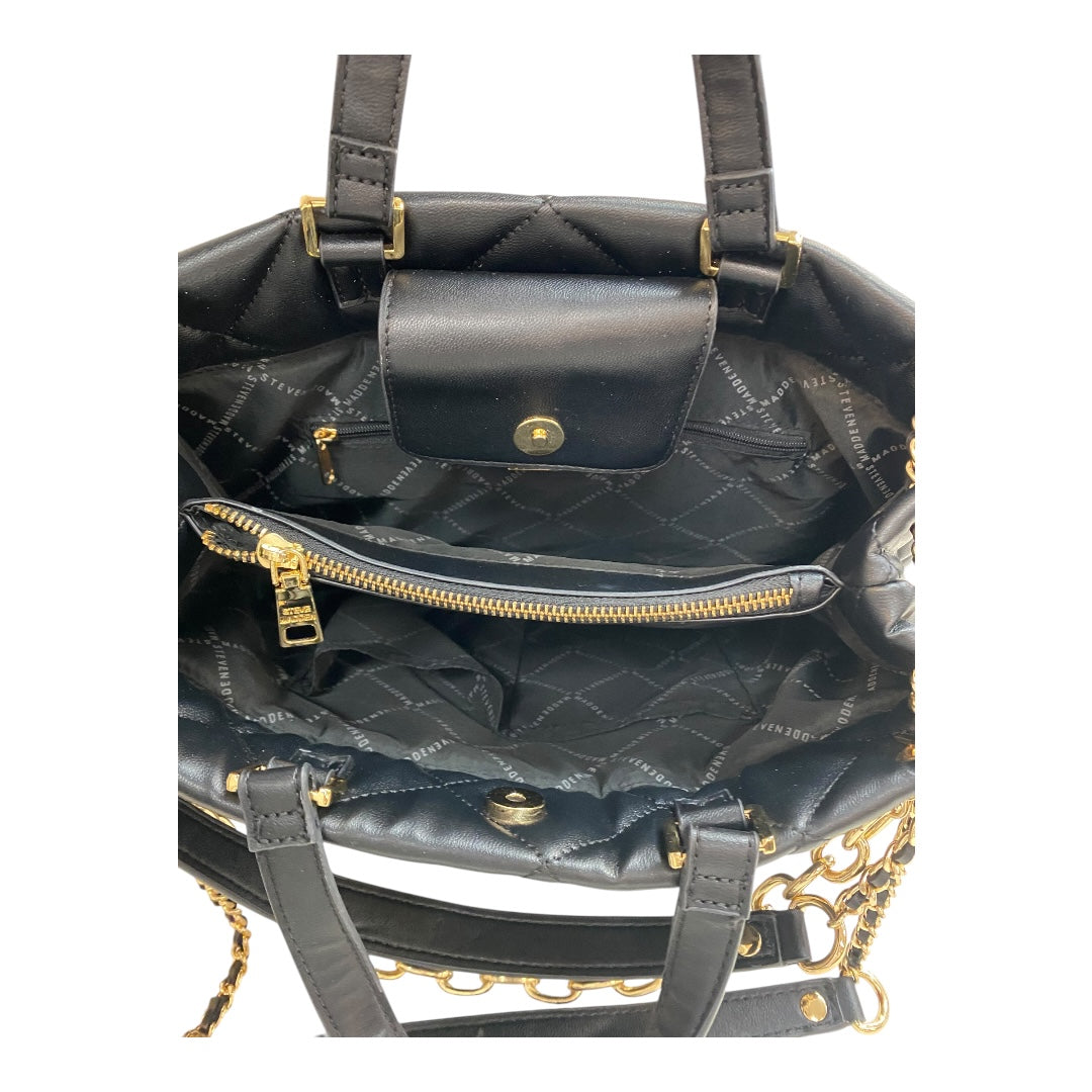 Handbag By Steve Madden In Black, Size:Large