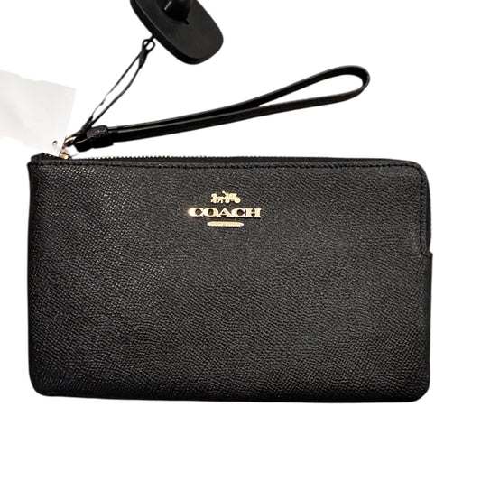 Wristlet Designer By Coach In Black, Size:Medium