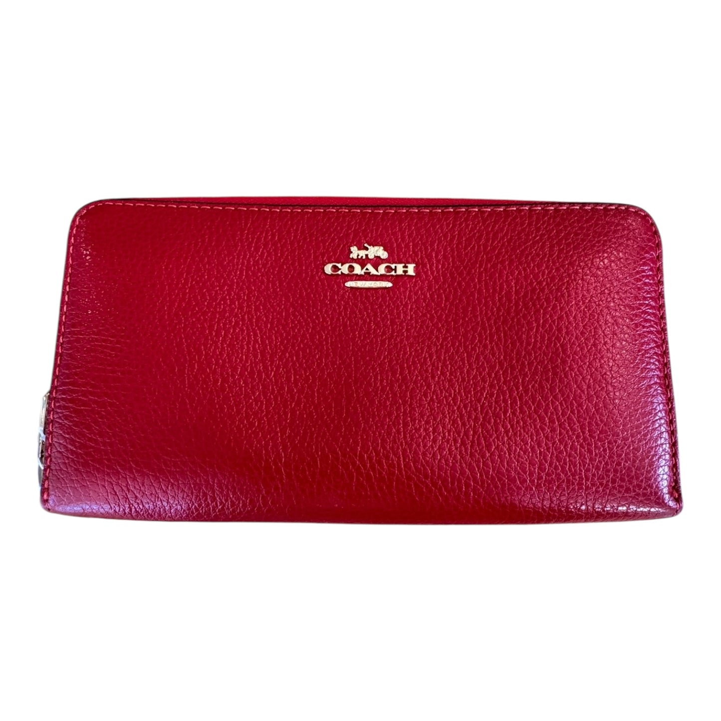 Wallet Designer By Coach In Red, Size:Medium