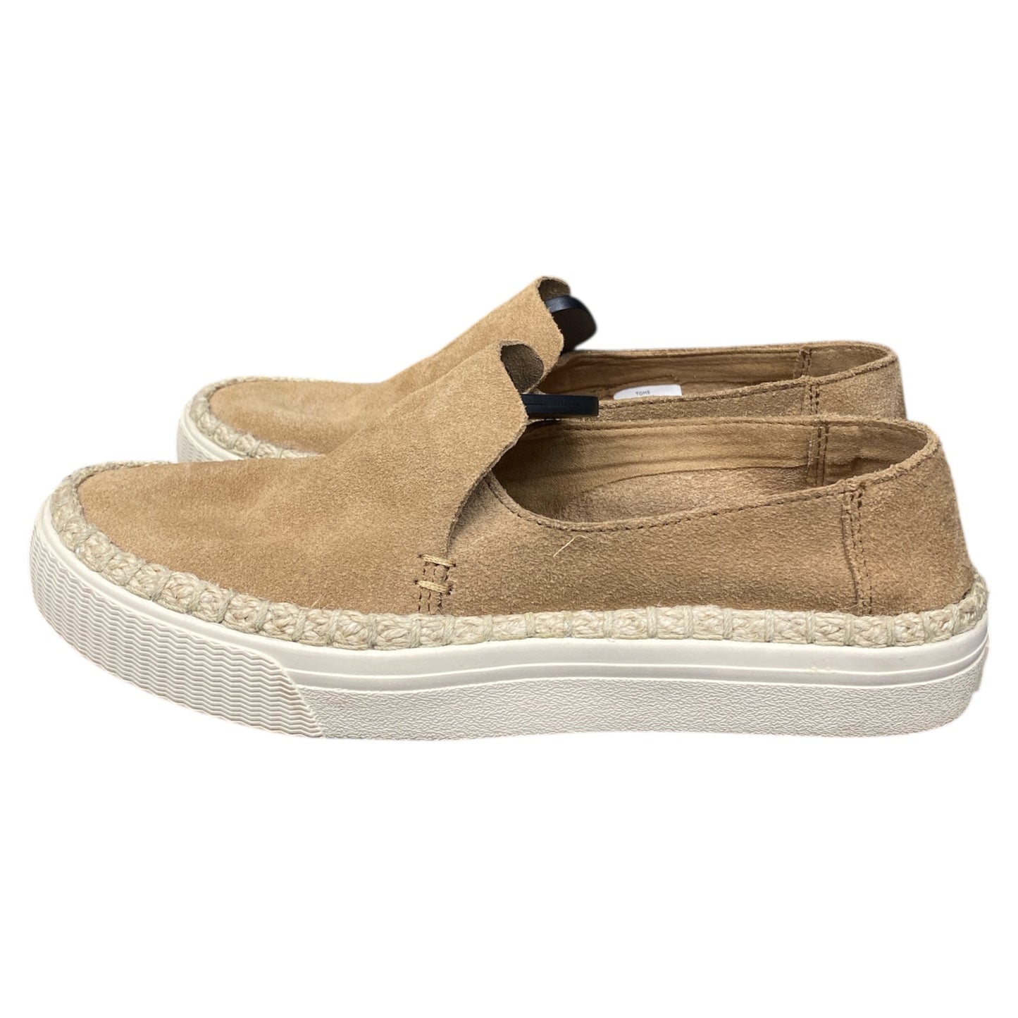 Shoes Flats By Toms In Brown, Size:7