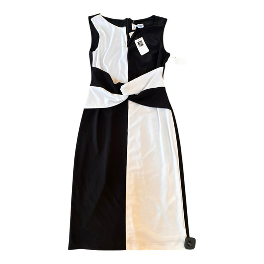 Dress Casual Midi By Joseph Ribkoff In Blue & White, Size:8