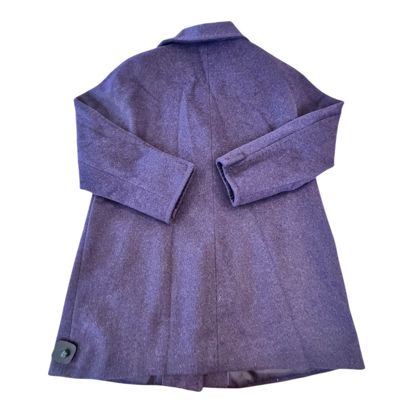 Coat Peacoat By Ellen Tracy In Purple, Size:14P