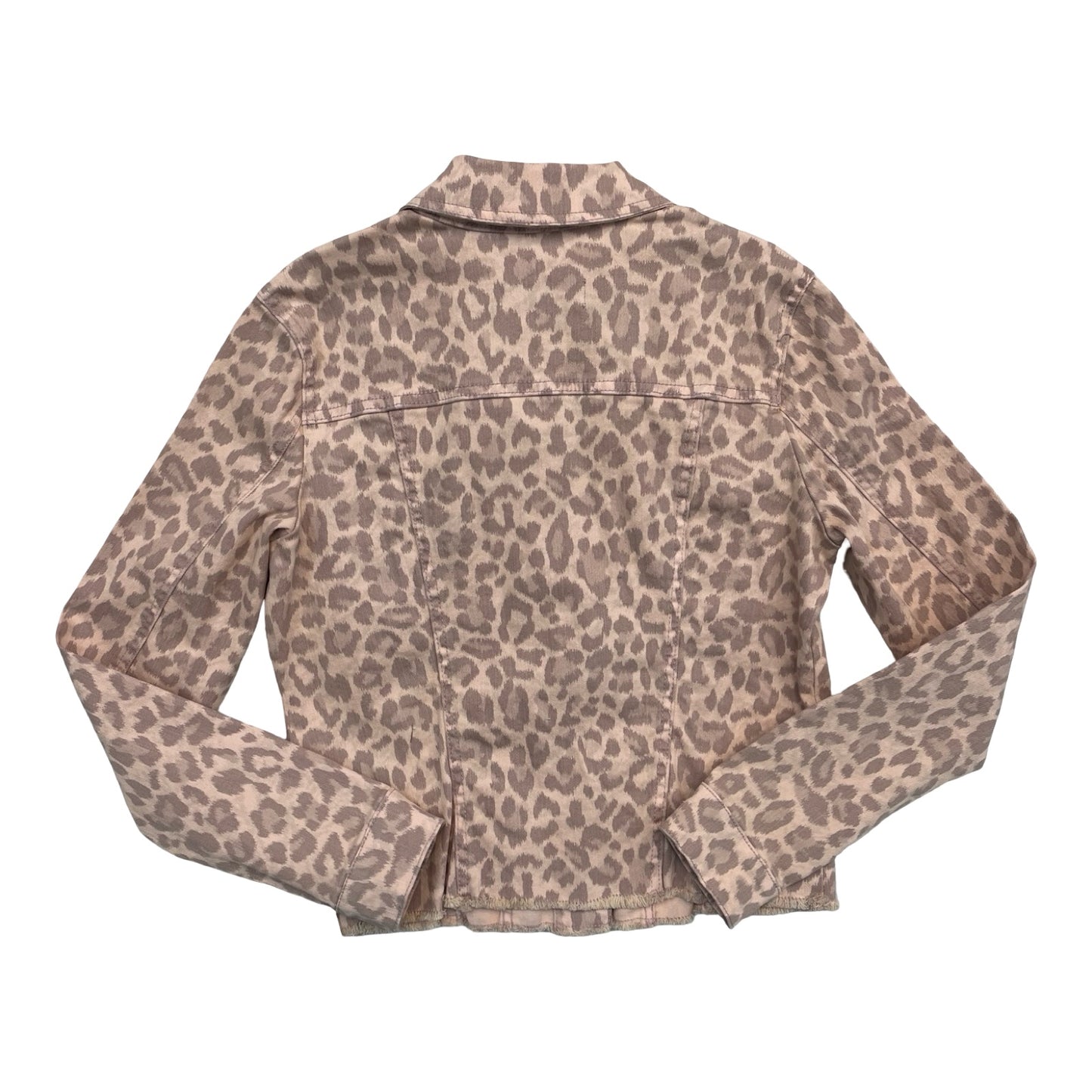 Jacket Denim By Kut In Animal Print, Size:S