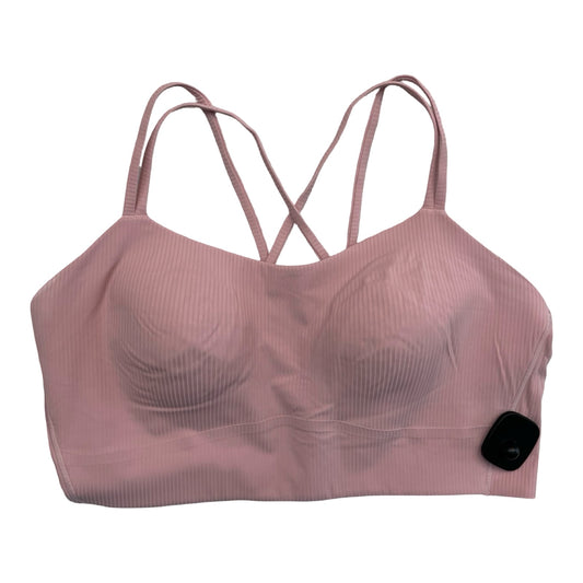 Athletic Bra By Lululemon In Pink, Size:14