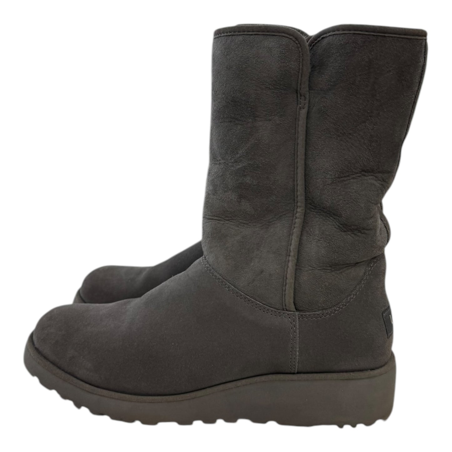 Boots Designer By Ugg In Grey, Size:9