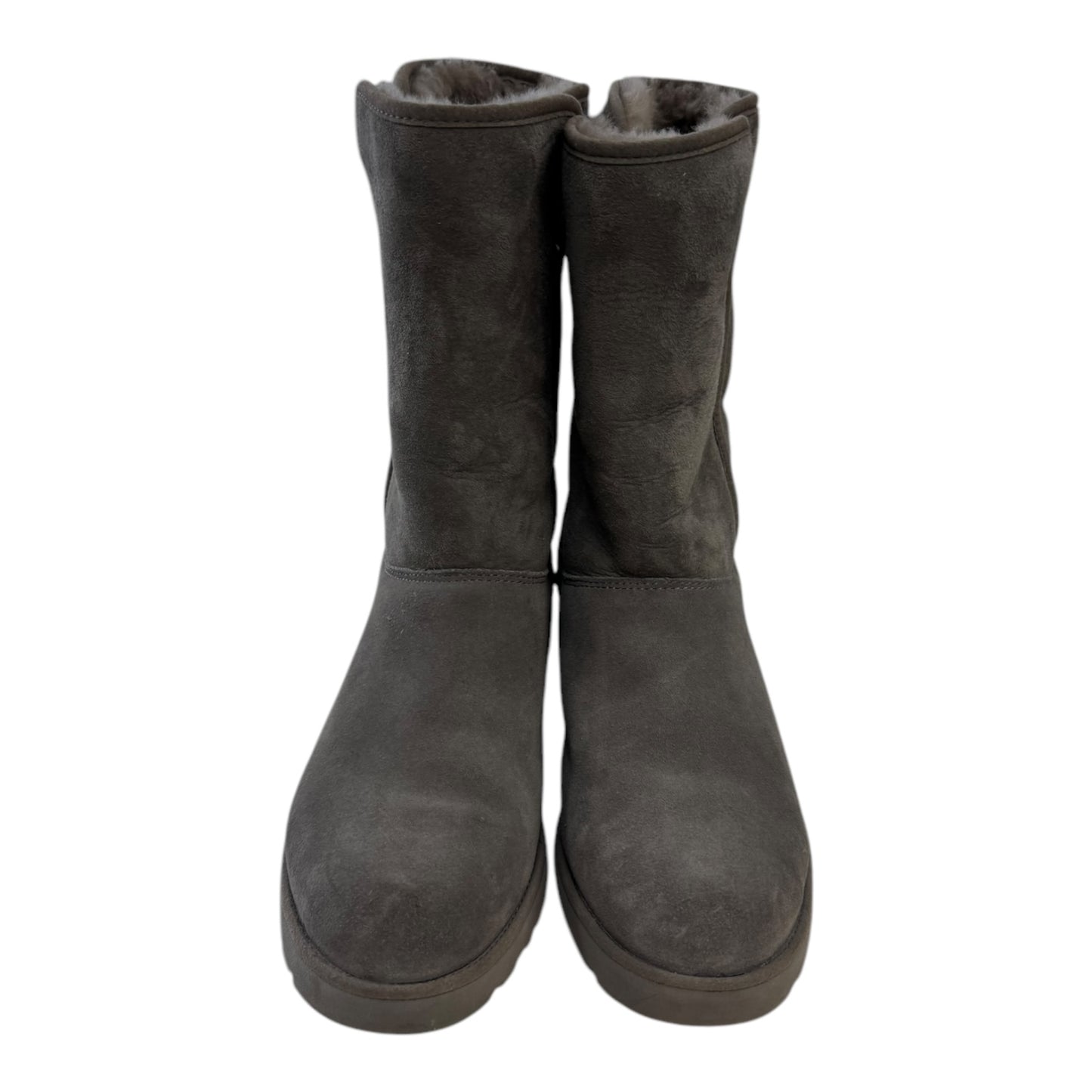 Boots Designer By Ugg In Grey, Size:9