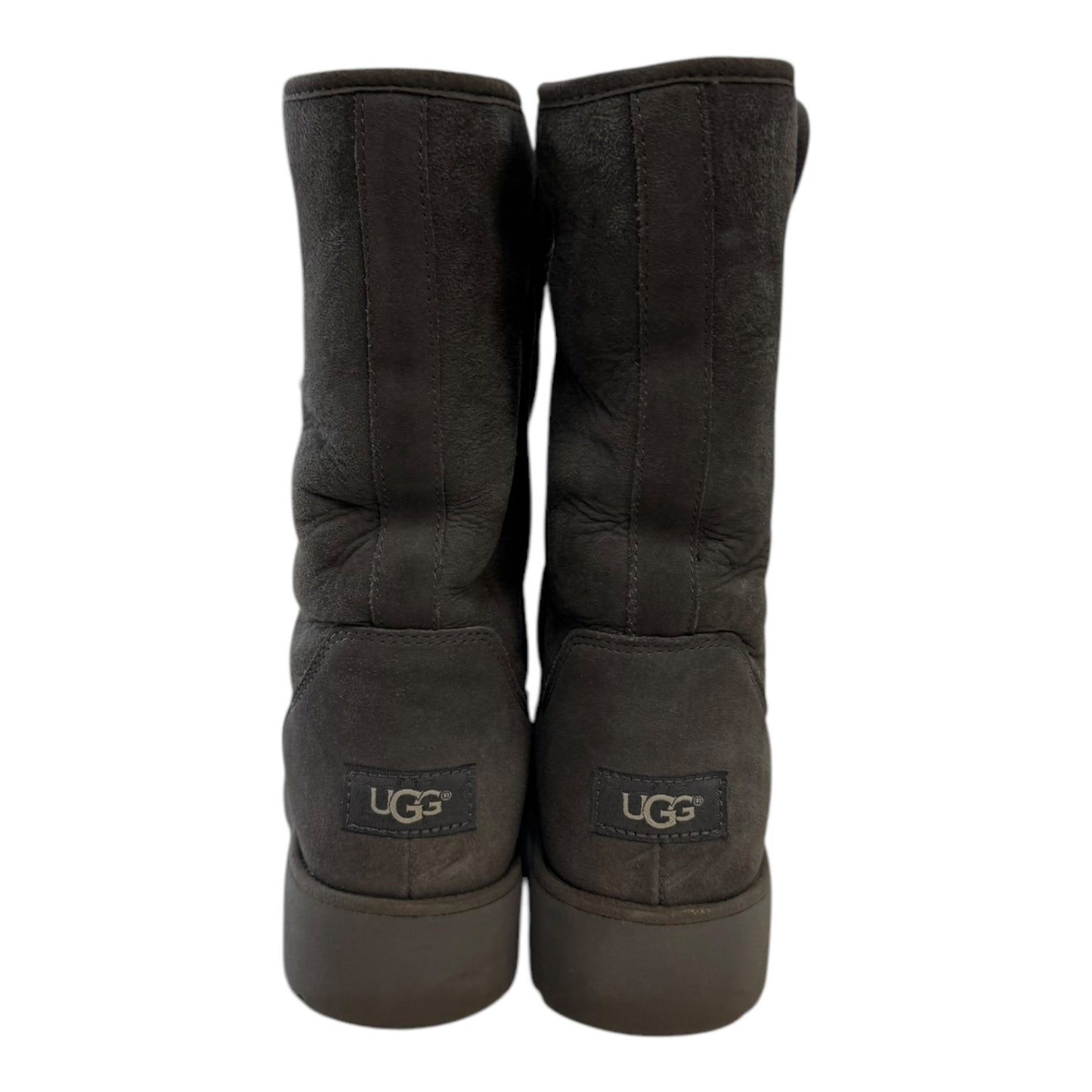 Boots Designer By Ugg In Grey, Size:9