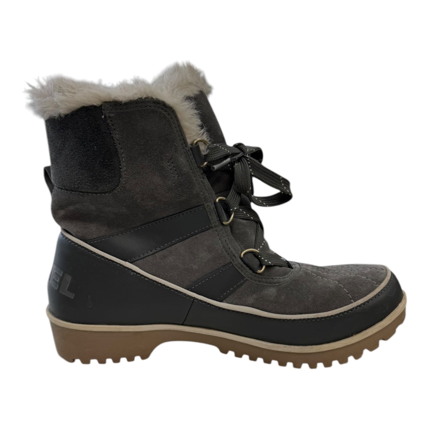 Boots Designer By Sorel In Grey & White, Size:9