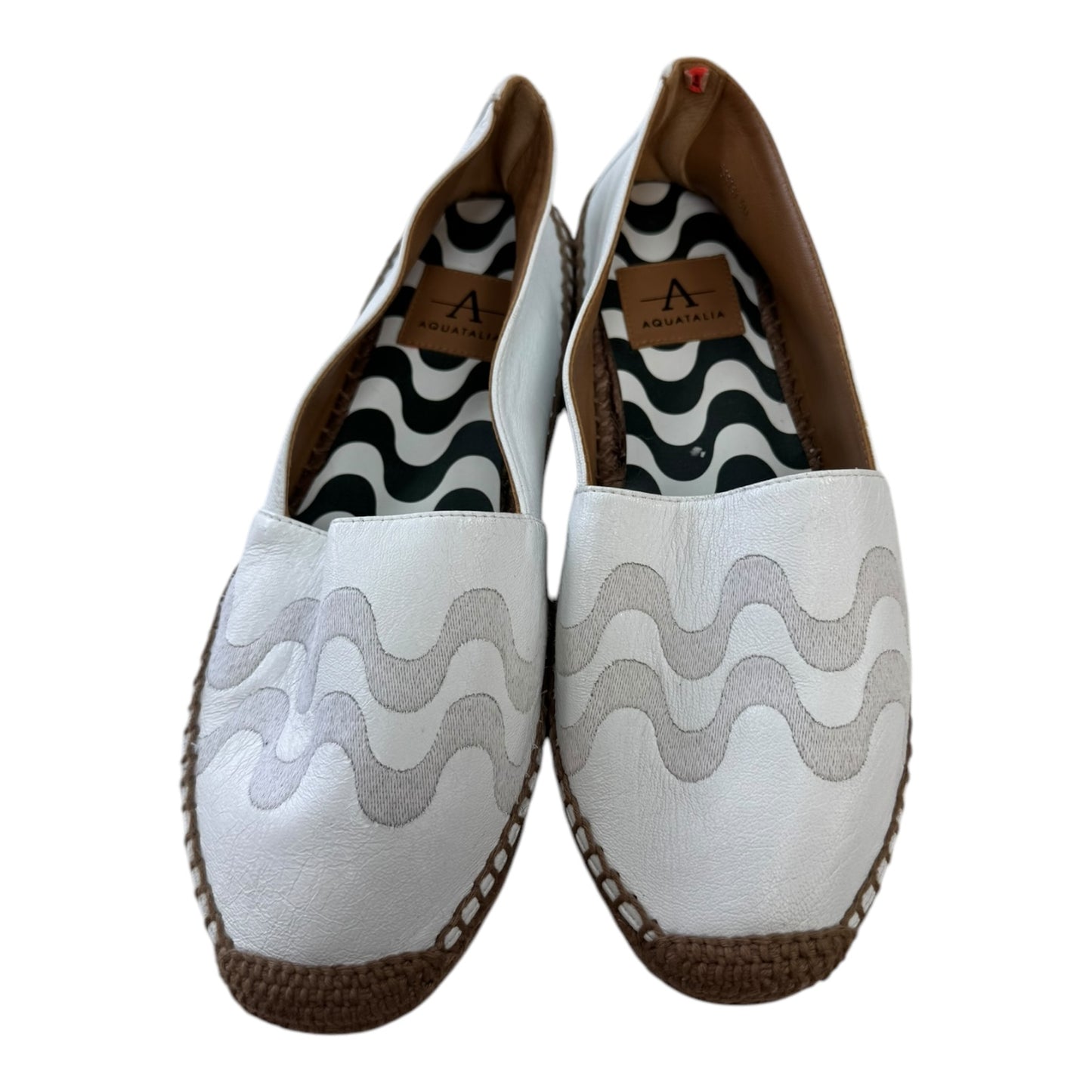 Shoes Designer By Aquatalia In White, Size:9