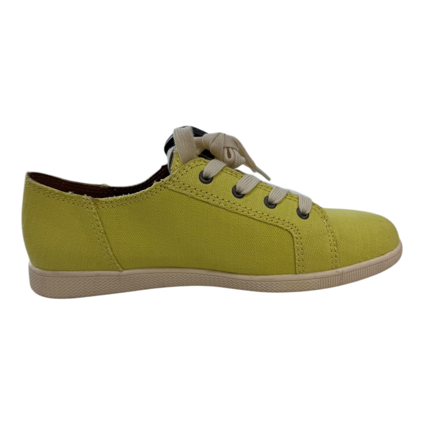 Shoes Sneakers By ZODIAC In White & Yellow, Size:8